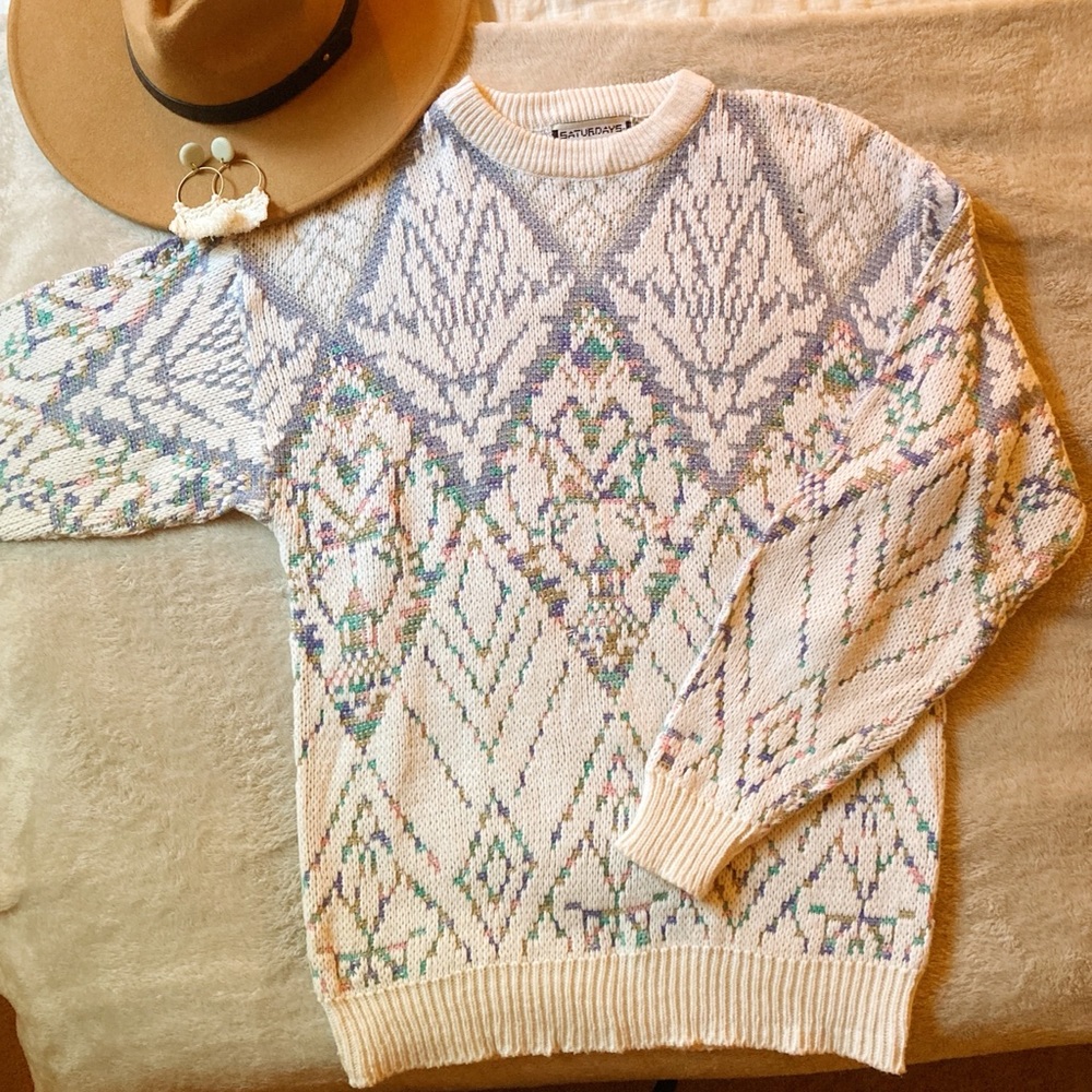 Oversized Crew Neck Sweater